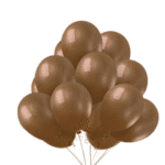Globos lisos café R9  látex 50 un