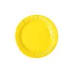 Plato 18cm amarillo 10un