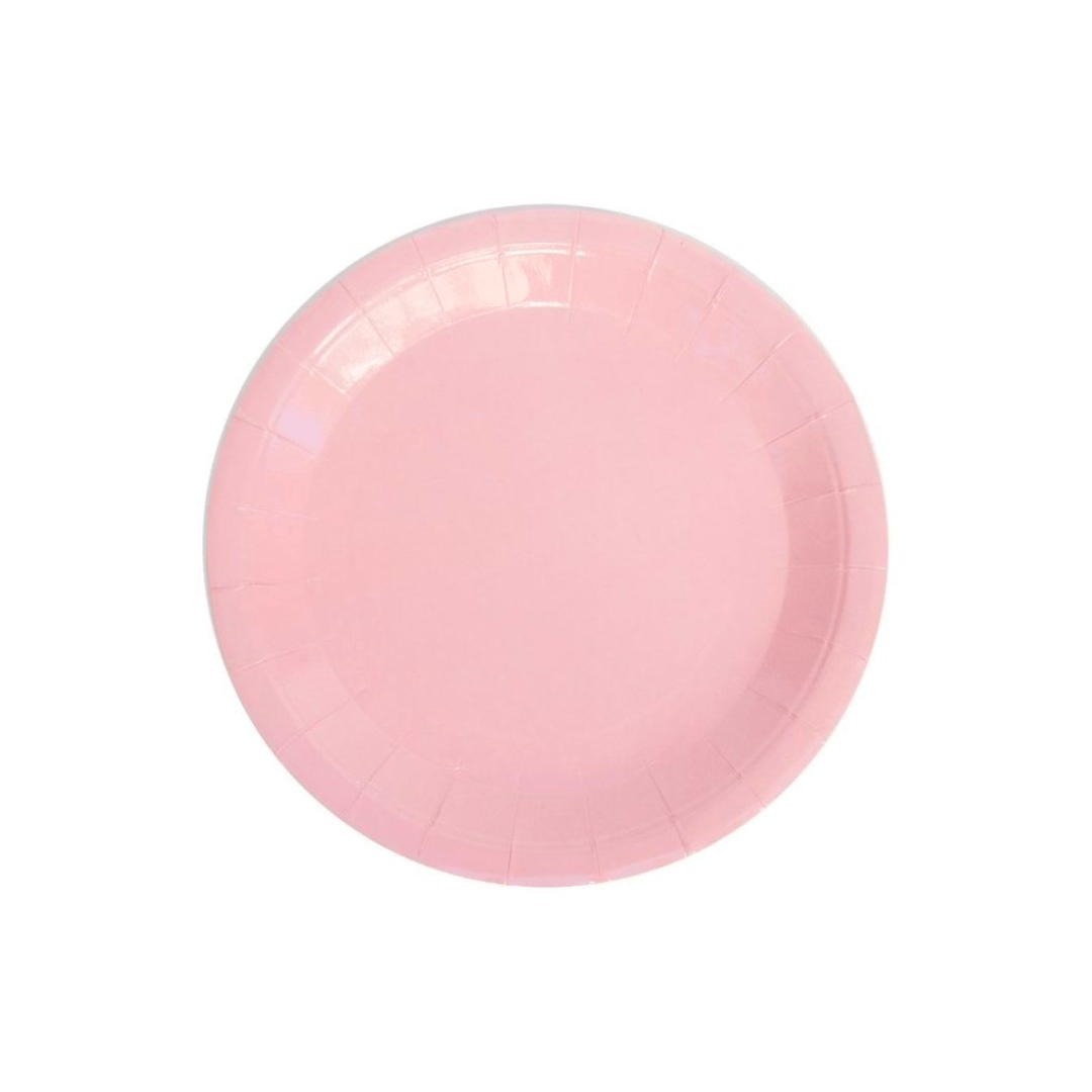 C-1093 Plato 18cm rosado 10un - Imagen 1