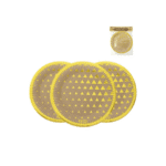 Plato 18cm golden kraft 6 un