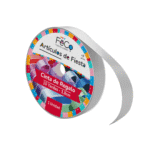 Cinta de regalo plateada 10 yardas un