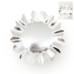 Bandeja con ondas plateada un