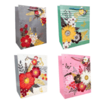 Bolsa de regalo floreada 30x40cm un