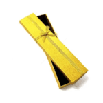 Caja para joyas dorada 4x21cm un