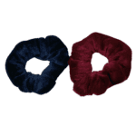 Colet plush azul y burdeos un