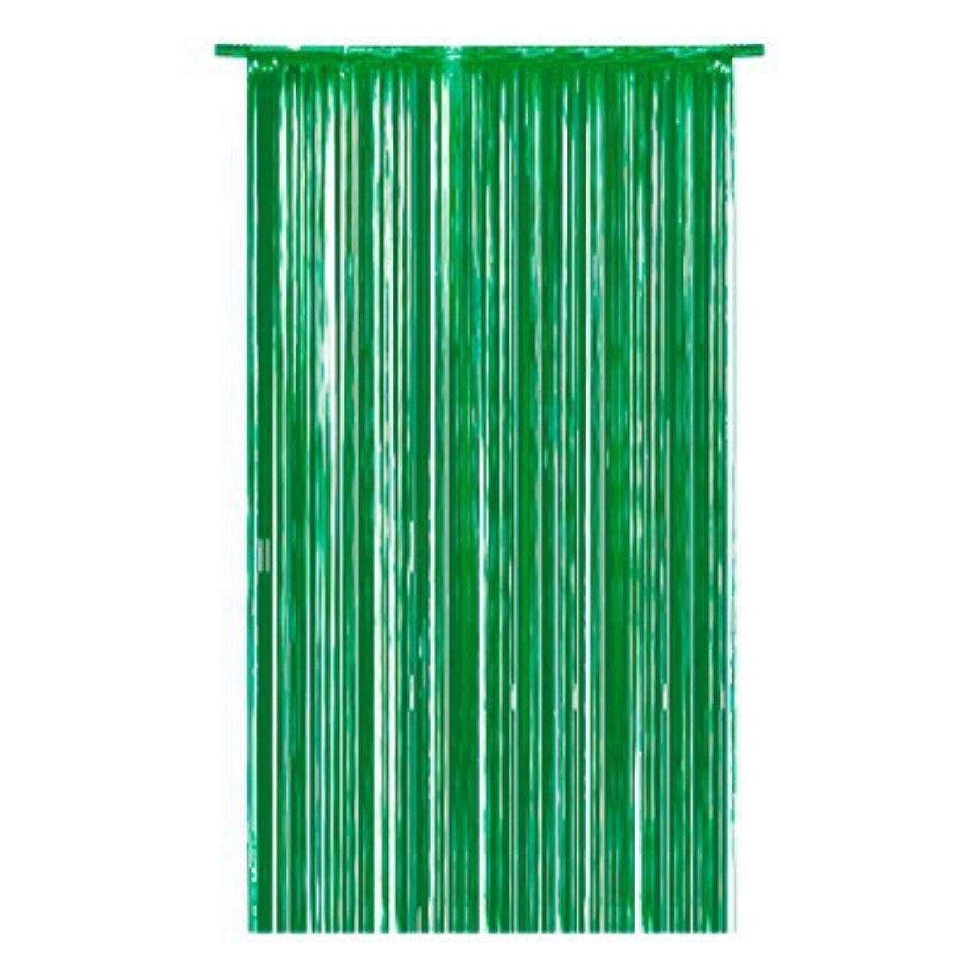 Cortina verde Cortina verde 2x1mt un - Imagen 1