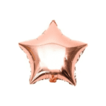 Globo 10" estrella rose gold un