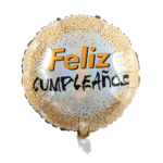 Globo 45cm FC puntos dorados un