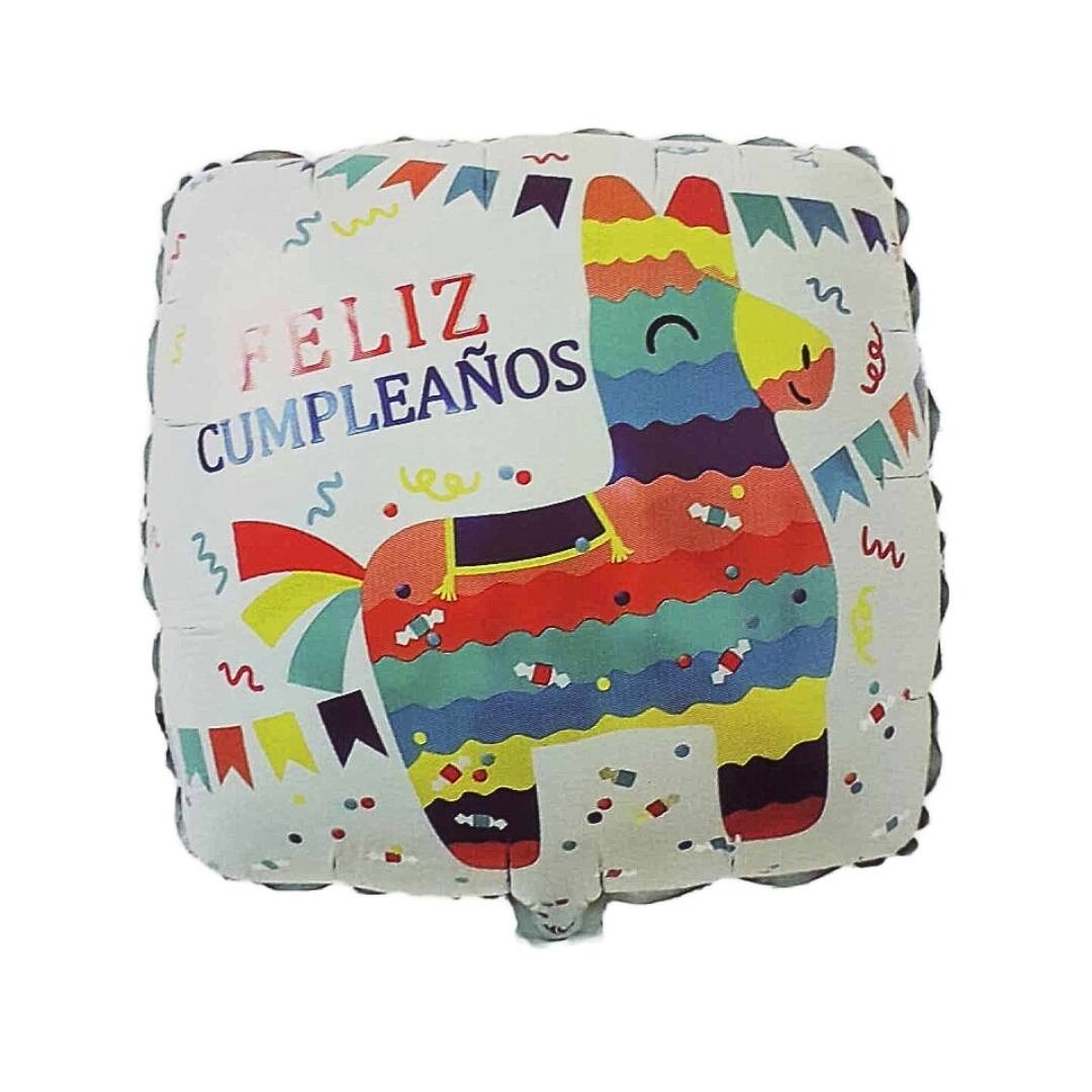 Globo feliz cumpleaños llama Globo 45cm FC llama un - Imagen 1