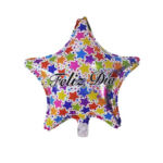 Globo 45cm feliz día estrella y estrellitas un