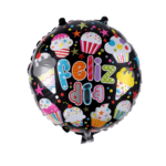 Globo 45cm feliz día cupcakes helados un