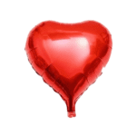 Globo 10" corazón rojo liso un