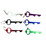 Llavero metálico llave colores un