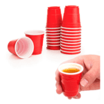 Vasos rojos shots 20un