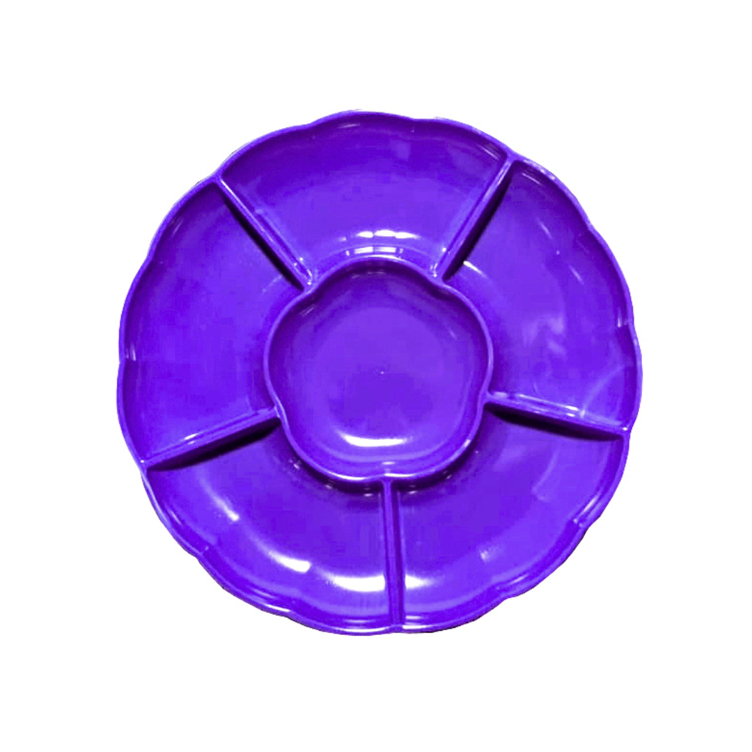 Bandeja 6 morado Bandeja 6 espacios morada 3un - Imagen 1