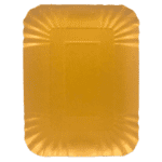 Bandeja rectangular G. dorada un