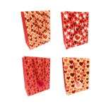 Bolsa de regalo corazones 26x32cm un