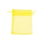 Bolsa organza amarillo 12x17cm un