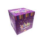 Caja regalo FC morada 15x15cm un