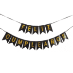 Guirnalda FC negro dorado met 4mt un