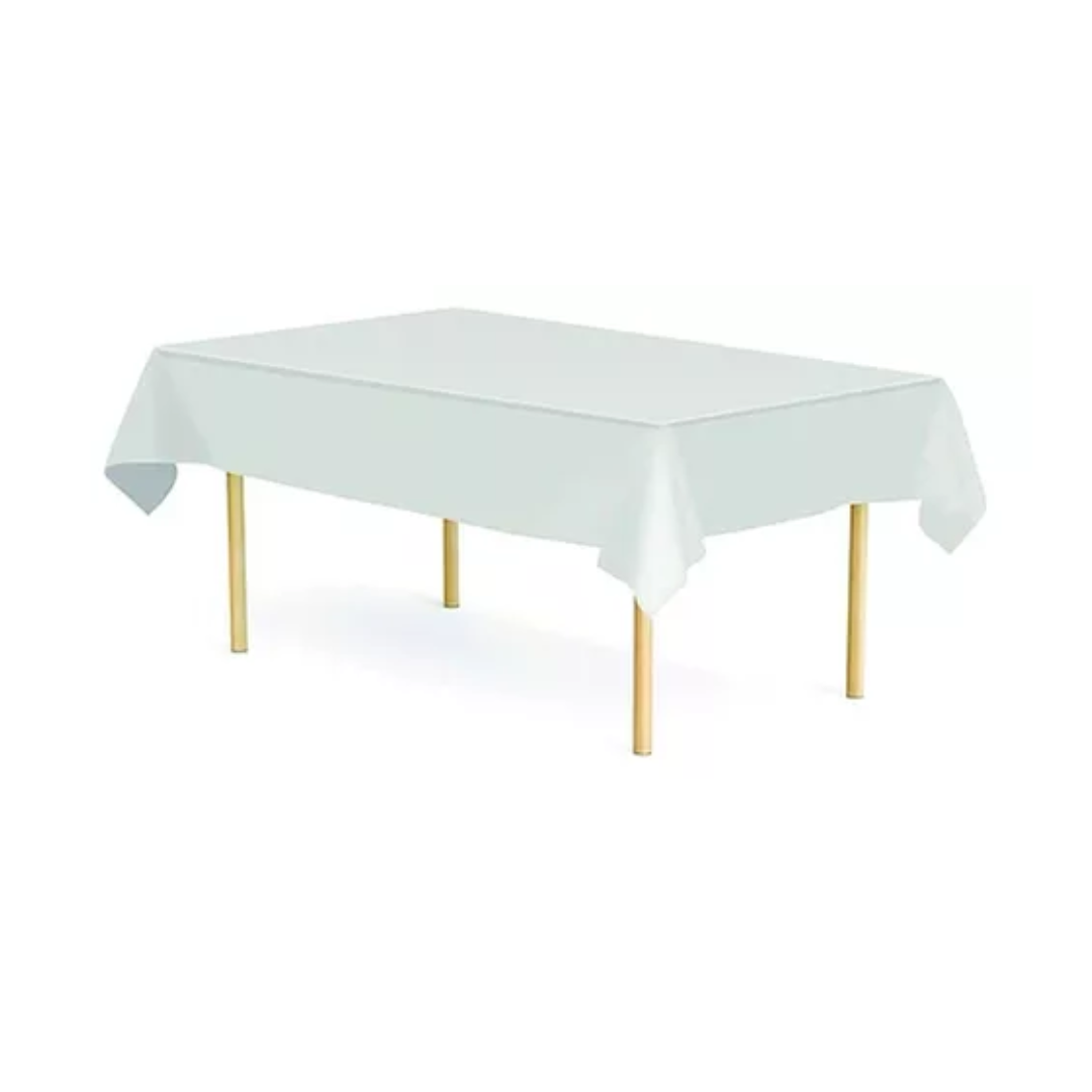 Mantel blanco Mantel color blanco 137x274cm un - Imagen 1