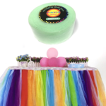 Cinta faldón tela 27m menta un