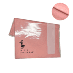 Papel flores eco rosado 40un