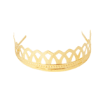 Tiara reina metal dorada un