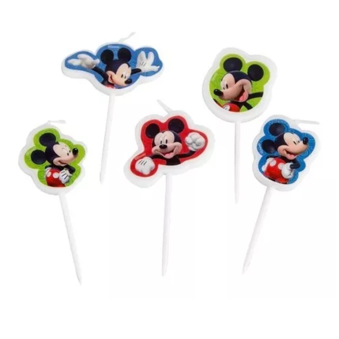 Vela Mickey 5 Velas Mickey 5un - Imagen 1