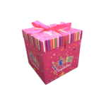 Caja 10x10cm FC fucsia un