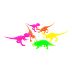 Sorpresa dinosaurios flúor 6un
