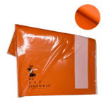 Papel flores eco naranjo 40un