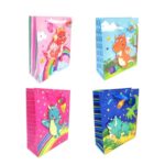 Bolsa de regalo dinosaurios 30x40cm un