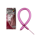 Globos largos Cromados fucsia 100un