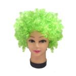 Peluca afro verde lima un