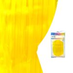 Cortina flúor amarilla 2x1mt un