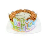 Decoración torta baby shower un