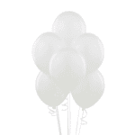 Globo R12 blanco BIO 50un
