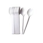 Cuchara blanca 100un