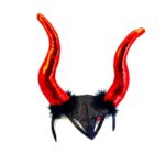 Cintillo cuernos rojos un
