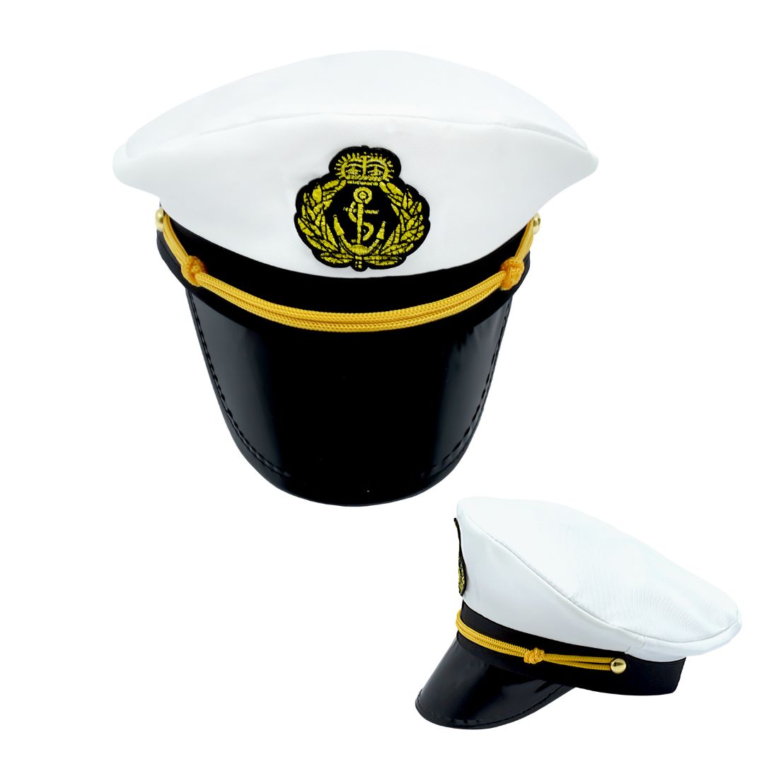 sombrero capitan Gorra capitán marino adulto un - Imagen 1
