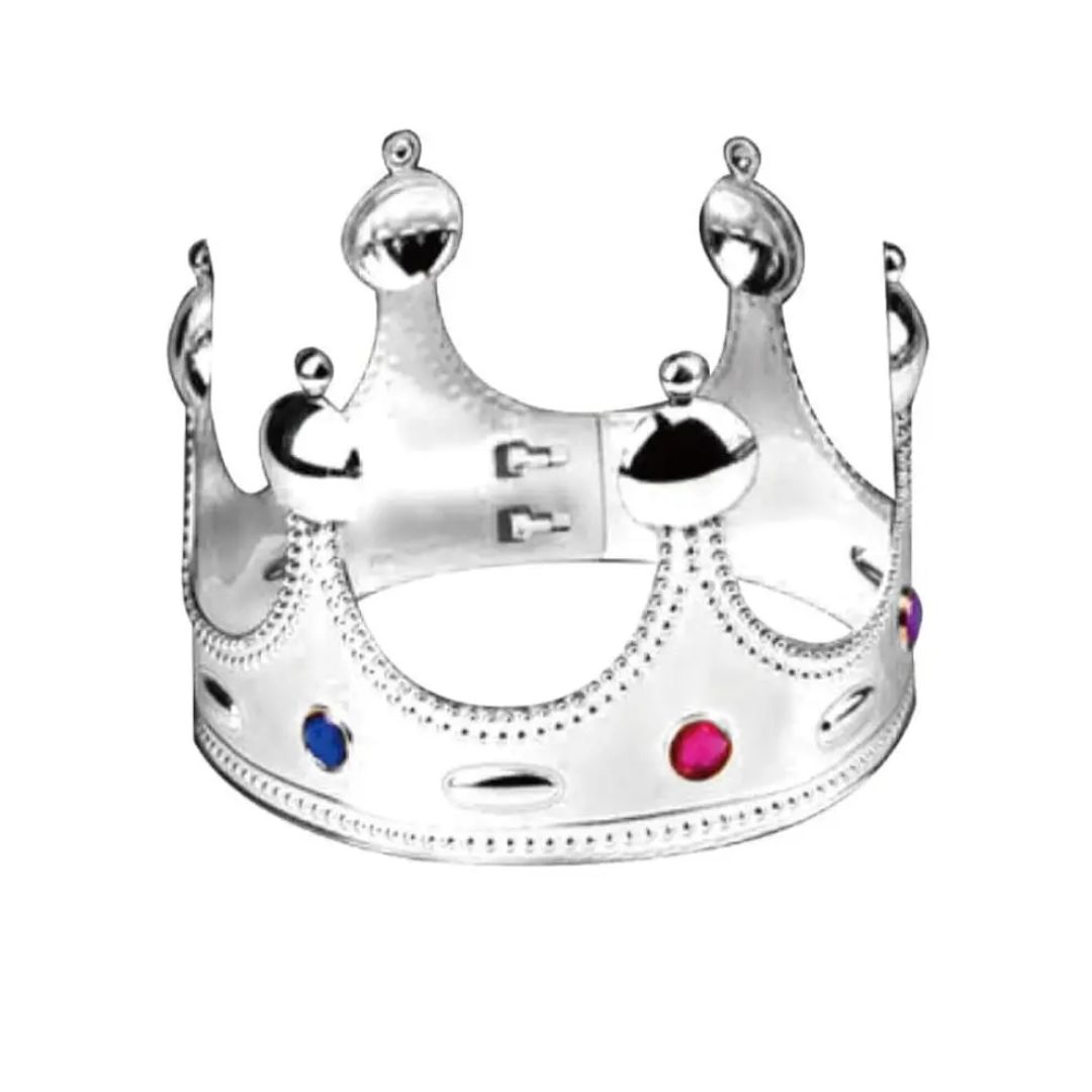 Corona rey plateada Corona de rey plateada un - Imagen 1
