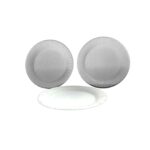 Platos de cartón blanco 50 un