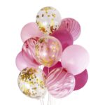 Globos R12 ágata rosado 12un