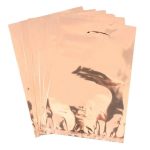 Bolsa metalizada rose gold 6un