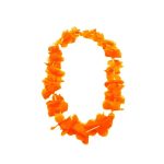 Collar hawaiano naranjo un