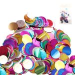 Confeti papel metalizado multi un