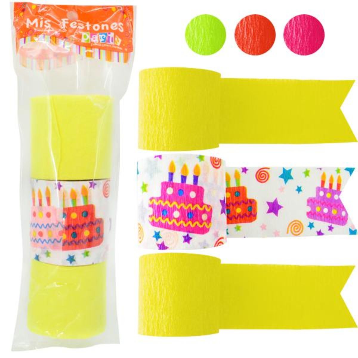 Feston impreso torta Festón impreso torta 3un - Imagen 1