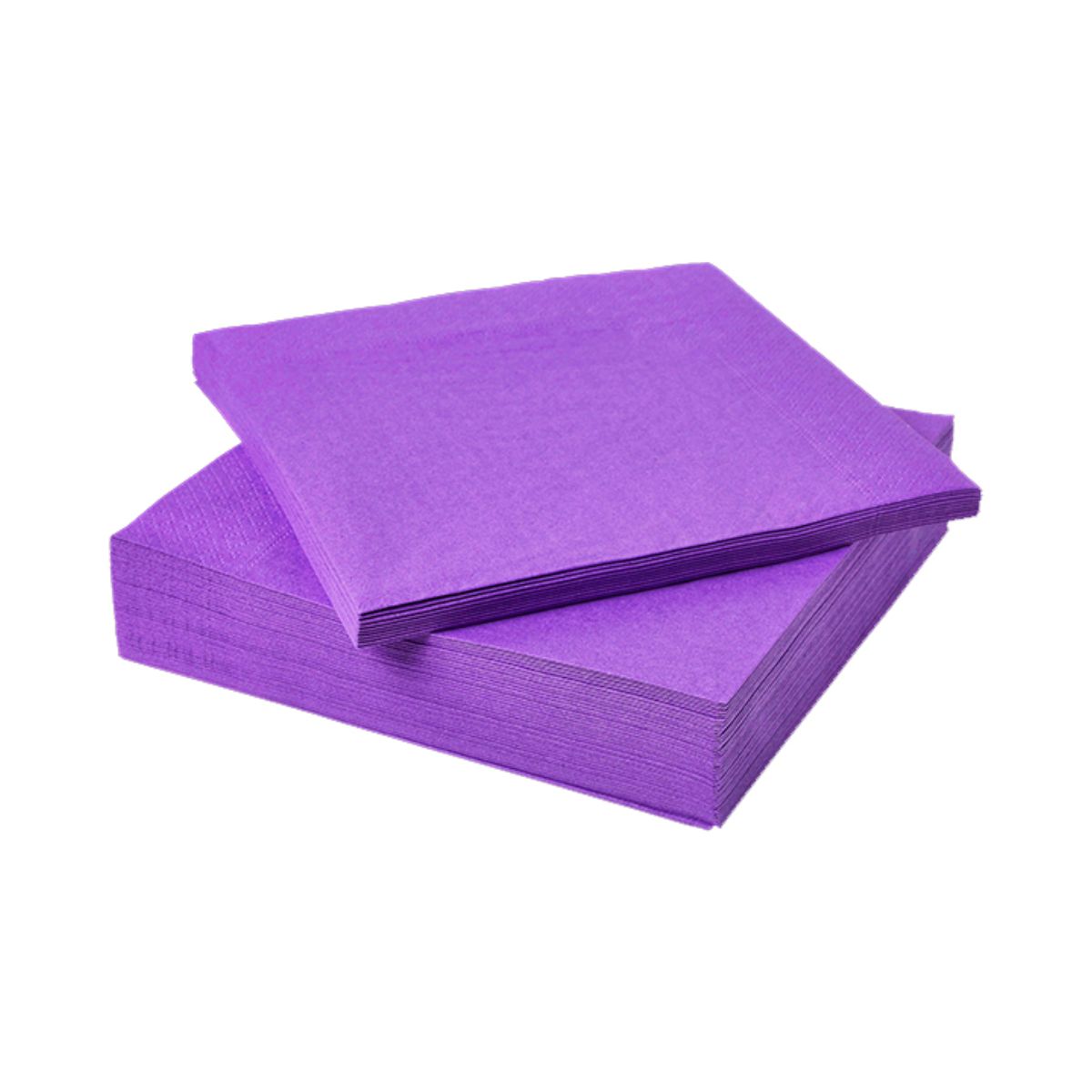 Servilleta morada Servilleta morada 33x33cm 20un - Imagen 1