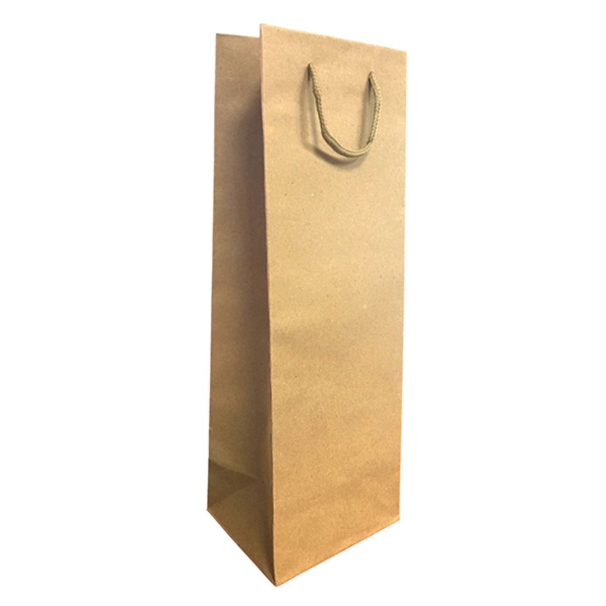 bolsa botella kraft Bolsa de regalo kraft para botelllas un - Imagen 1